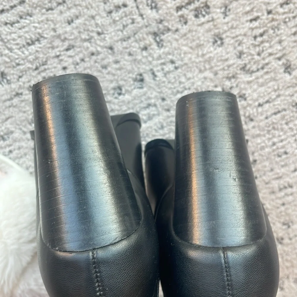 Steve Madden Lasso Black Women's Tall Western Boot with Embroidered Detail